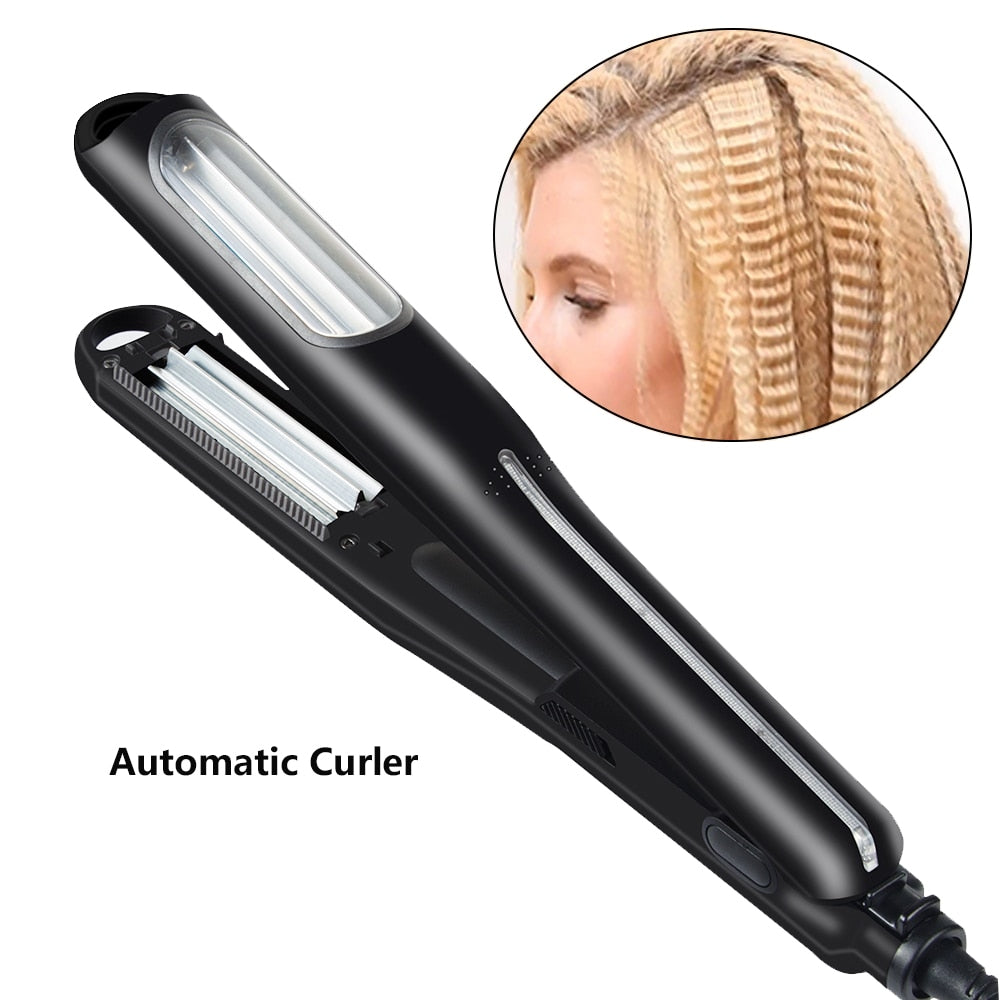 New Automatic Hair Crimping Iron Corn Plate Curler For Women Corn Splint Curlers