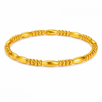 Filled Dots Bambo Korean Bangle - Jewelry Product Designed For Wrist Wear And Daily Ornament Routine (SKU: QRT-202)