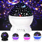 Star Master Rotating Night Light Projector – Starry Sky LED Projector Lamp for Bedroom Decor