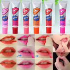 6 Pcs Peel Off Wow Lipstick Lip Gloss - Cosmetic Product Designed For Lip Care And Daily Makeup Routine