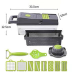 16-in-1 Multi-Functional Vegetable Chopper, Dicer & Slicer with Storage Container