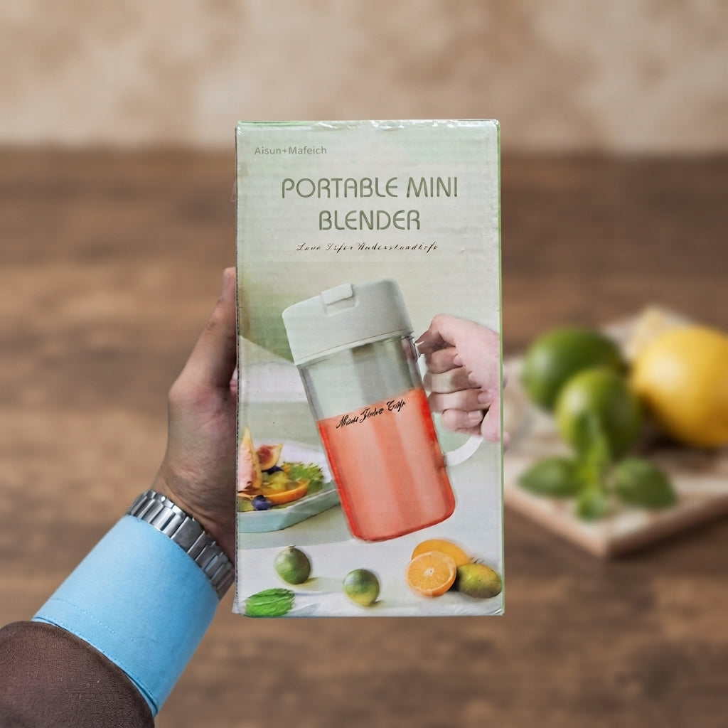 Aisun + Mofeich Portable Mini Blender - Kitchen Appliance Product Designed For Food Blending And Daily Beverage Preparation Routine (Random Color)