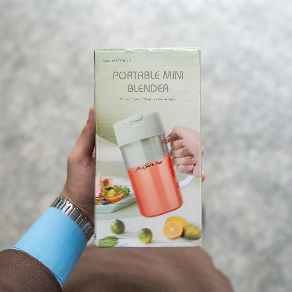 Aisun + Mofeich Portable Mini Blender - Kitchen Appliance Product Designed For Food Blending And Daily Beverage Preparation Routine (Random Color)