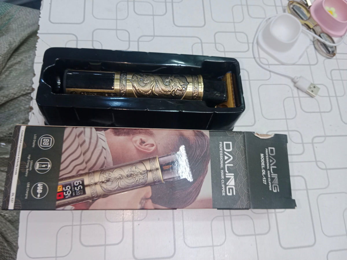 Daling Professional Hair Trimmer DL-127T with LED Display