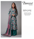 Bareeze Digital Classic 3 Piece Printed Lawn Suit – PR-7608