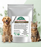 10-in-1 Dog & Cat Multivitamin | Probiotics, Omega-3 & Joint Support - 100g