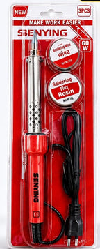 Senying 60W Soldering Iron Set (3Pcs Set) - Hardware Product Designed For Electronics Repair And Daily Tool Maintenance Routine