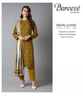Bareezé Digital Classic 3-Piece Lawn Unstitched Suit (PR-7605)