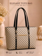 Pattern Tote Bag Stylish Durable Spacious Fashion Accessory Practical Choice For Daily Use Office College And Casual Outings