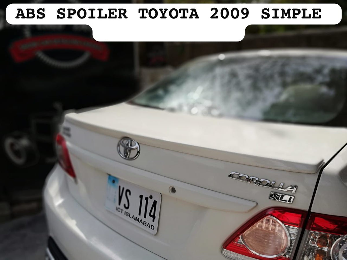 ABS Rear Trunk Lip Spoiler for Toyota Corolla (2009–2014 Models) – Simple Flush Fit Design