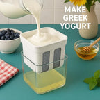 Multi-Purpose 1100ML Greek Yogurt Maker Hung Curd Strainer Box with Mesh Filter | Yogurt Maker