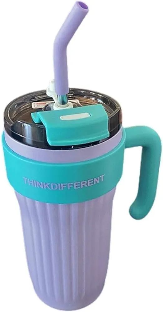 Dual-Layer Glass Water Bottle with Protective Shell & Handle (800ml)