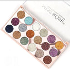 Miss Rose 18 Colors Glitter Waterproof Matte Long Lasting Eyeshadow Palette Durable Stylish Practical Choice For Professional And Daily Makeup