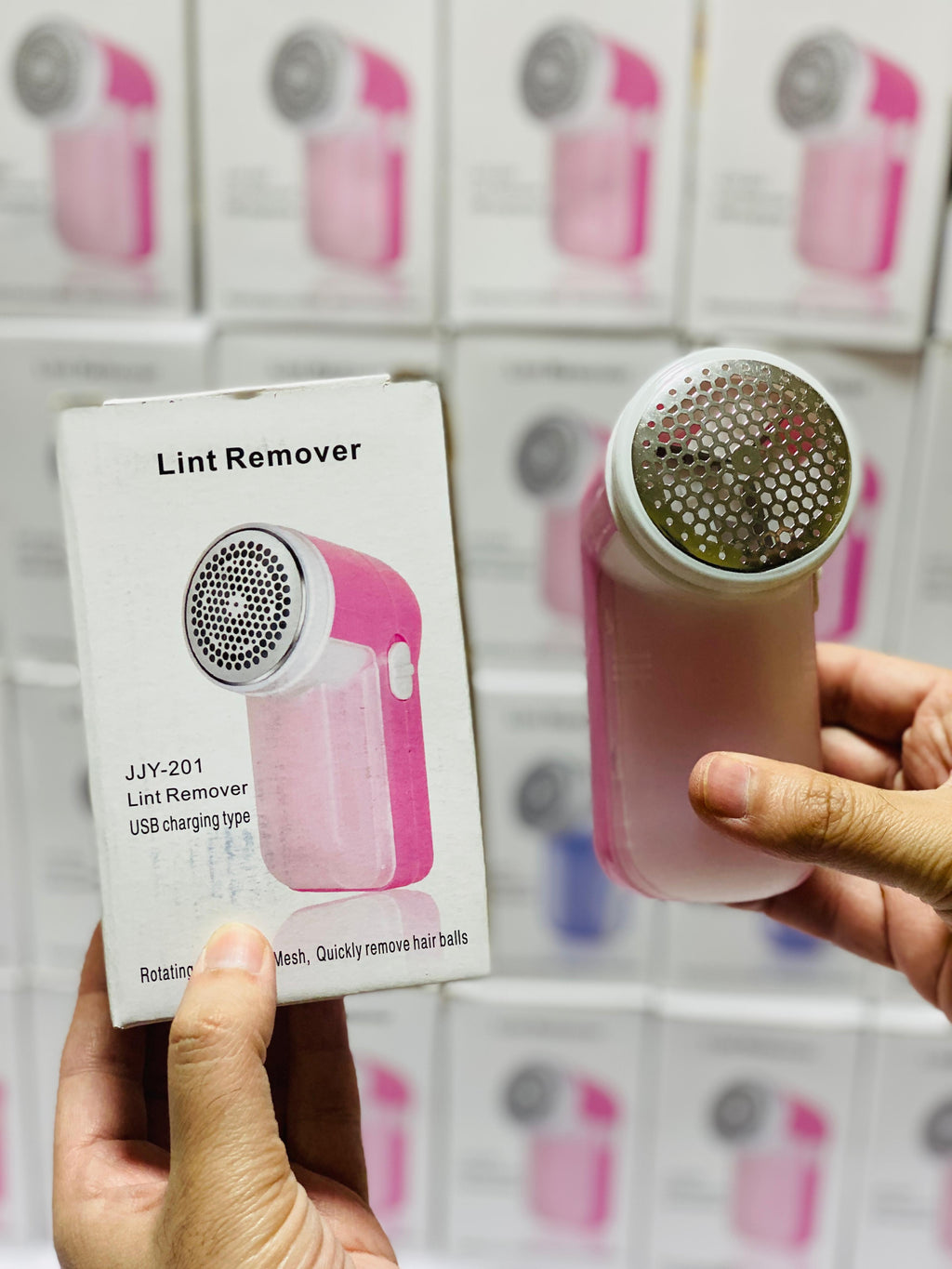 Portable Rechargeable Lint Remover JJY 201 USB Charging Sharp Knife Mesh Quick Effective Hair Ball And Lint Removal Compact Easy To Use
