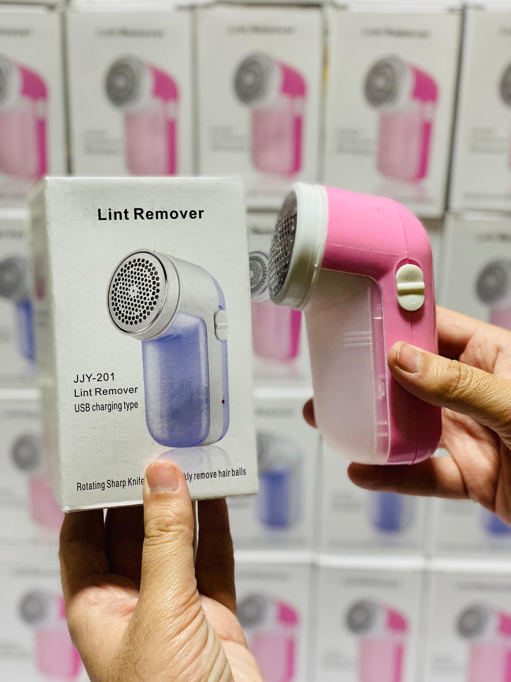 Portable Rechargeable Lint Remover JJY 201 USB Charging Sharp Knife Mesh Quick Effective Hair Ball And Lint Removal Compact Easy To Use