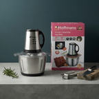 Hoffmans HM 8840 Food Chopper 3L 1000W Powerful 6 Blade Stainless Steel Design Efficient Kitchen Tool For Quick And Easy Food Preparation