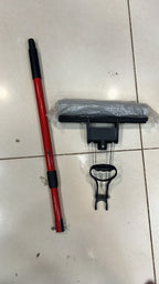 Adjustable Sponge Mop with Red Handle | Floor Cleaning Mop for Home, Kitchen, Bathroom & Office