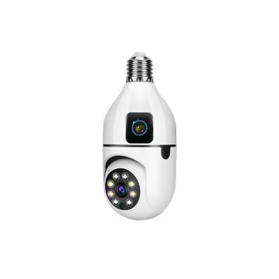 Speed-X Dual Lens Bulb Camera 1080p WiFi Panoramic Night Vision