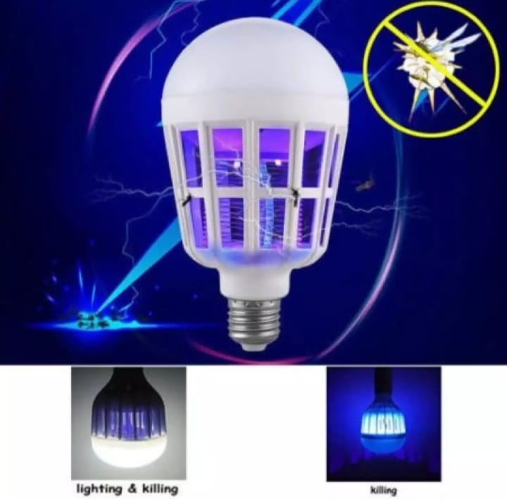 2-In-1 LED Mosquito Killer Lamp 9W With Bright LED Lighting Integrated Electric Mosquito Zapper Energy Saving And Long Life For Indoor Use