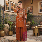 Zellbury 3-Piece Embroidered Dhanak Suit - Apparel Accessory Designed For Fashion Styling And Daily Wardrobe Routine