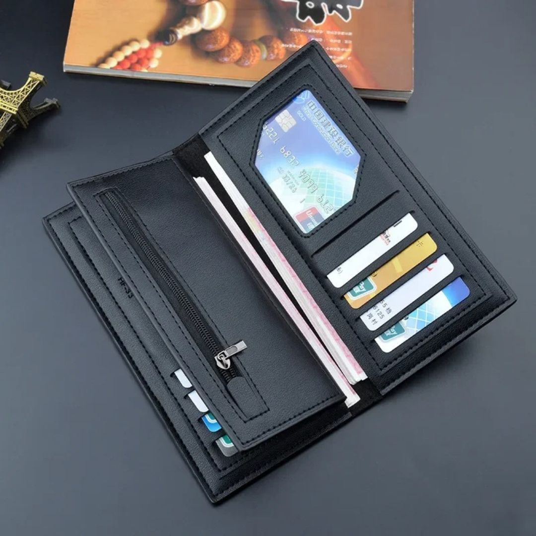 LB-522 – Signature Series Long Wallet | Stylish Unisex Holder