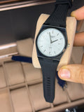 Tissot PRX Inspired Men's Watch - Textured Rubber Strap with Date Display - Black