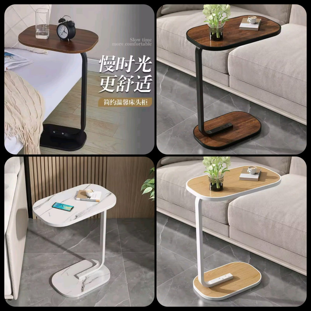 Wooden Multifunctional Side Table – Compact Utility Table for Home, Bedroom & Living Room
