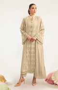 Zarmeen Emaan Article 934 Luxury Embroidered Shirt Front Back Sleeves Neckline Daman Patch Premium Viscose Trouser Pure Bamber Chiffon Dupatta
