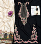 Maroon Silk Embroidered Luxury 2-Piece Suit Unstitch