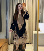 Maroon Silk Embroidered Luxury 2-Piece Suit Unstitch