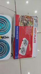 Double Electric Stove – 2000 Watt Dual Hot Plate Cooker with Twin Coil Burners | Fast Heating, Energy-Efficient Electric Cooking Stove for Home, Hostels & Outdoor Use