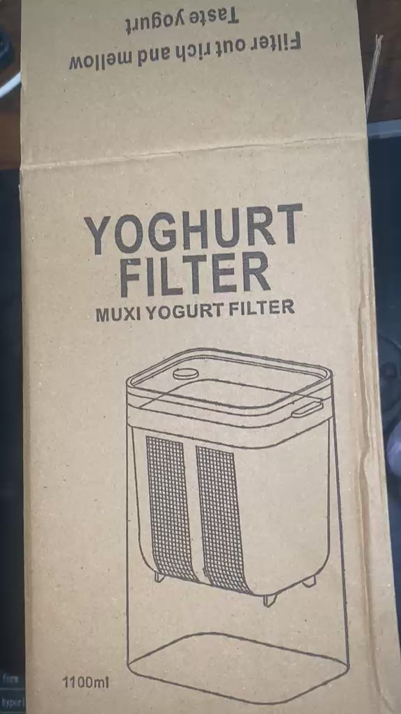 Multi-Purpose 1100ML Greek Yogurt Maker Hung Curd Strainer Box with Mesh Filter | Yogurt Maker